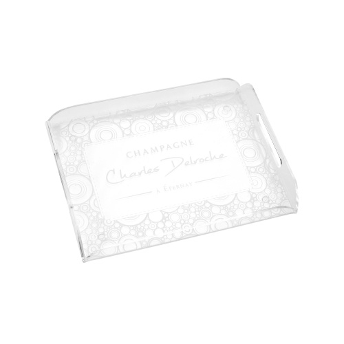 Plateau transparent pour Champagne