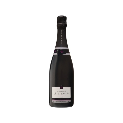 Sleeve noir sur bouteille de Champagne