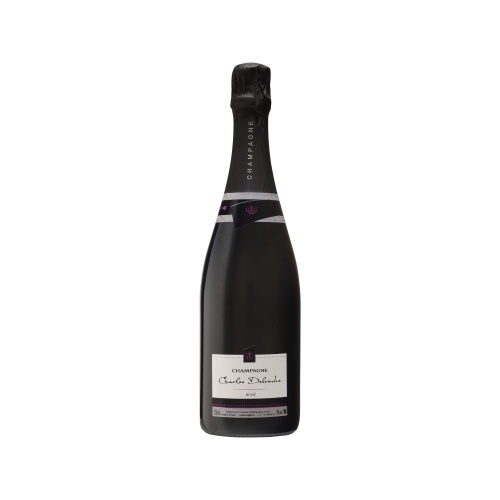 Bouteille de Champagne avec un sleeve noir